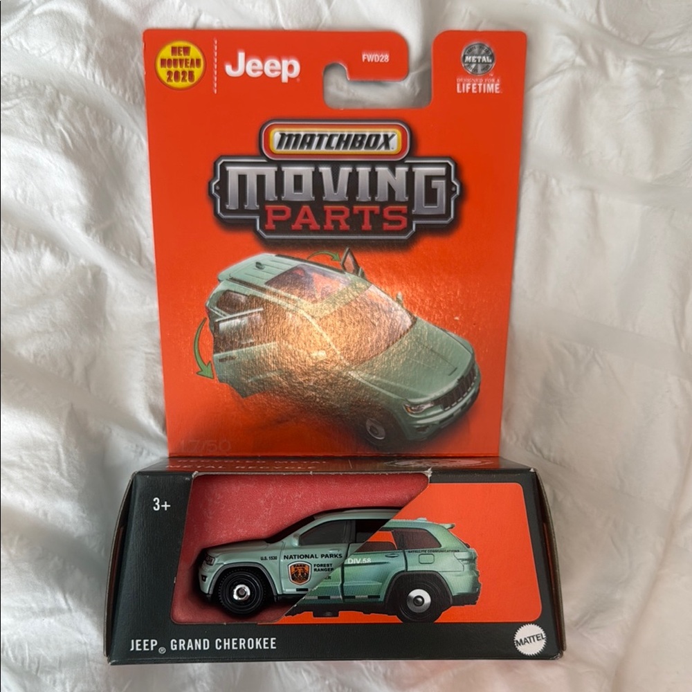 Matchbox Jeep Grand Cherokee Toy Car - Green